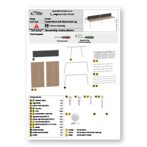 Linnea Double Bench Assembly Instructions Front Cover