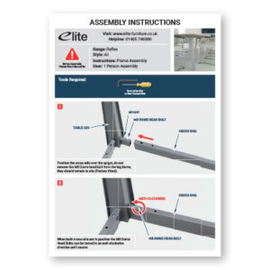 Reflex Assembly Instructions Front Cover